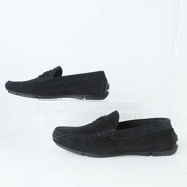 実際に弊社で買取させて頂いたEMPORIO ARMANI/エンポリオアルマーニ スエード ロゴ ドライビングシューズ X4B124/27の画像 3枚目