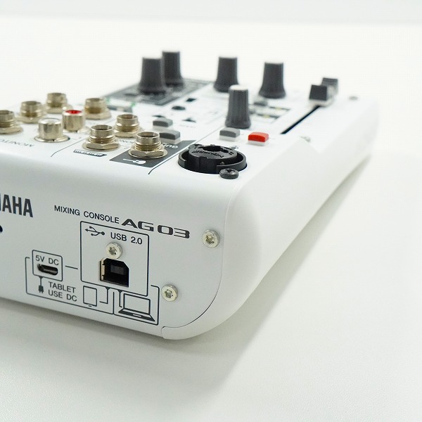実際に弊社で買取させて頂いたYAMAHA/ヤマハ AG03 ミキシングコンソール ミキサー ウェブキャスティングミキサー 通電確認済みの画像 5枚目