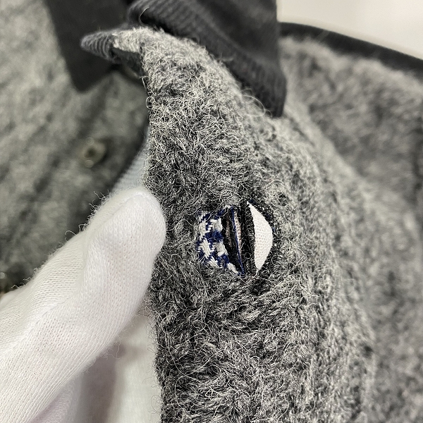 実際に弊社で買取させて頂いたJUNYA WATANABE COMME des GARCONS MAN/ジュンヤワタナベコムデギャルソンマン ウールシャツ WH-B039 AD2011/XSの画像 4枚目