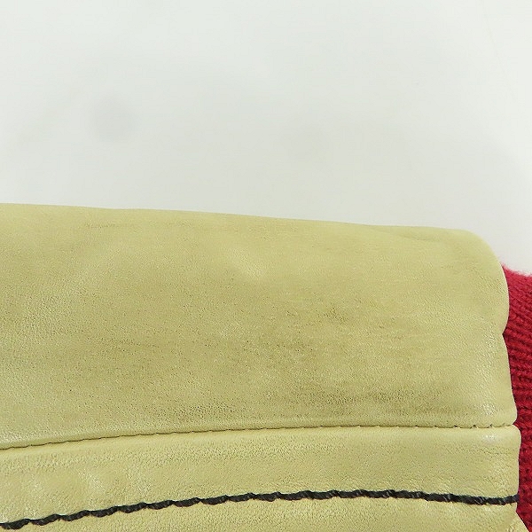 実際に弊社で買取させて頂いたNUMBER (N)INE/ナンバーナイン 復刻 袖レザー メルトンウール 袖カウスタジャン/ブルゾン/2の画像 7枚目