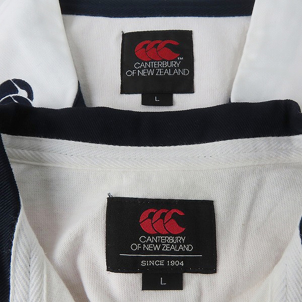 実際に弊社で買取させて頂いた【未使用】CANTERBURY/カンタベリー ラグビーシャツ 2点セットの画像 2枚目