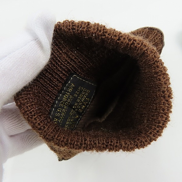 実際に弊社で買取させて頂いたTHE REAL McCOY'S/ザリアルマッコイズ ARMY AIR FORCES GLOVE グローブ/手袋 TYPE A-10の画像 4枚目