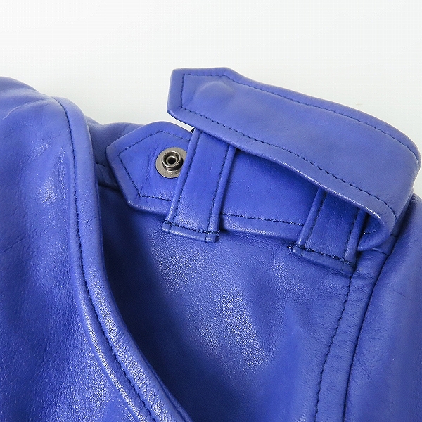 実際に弊社で買取させて頂いたNO ID. /ノーアイディ レザー ダブルライダースジャケット/1の画像 3枚目