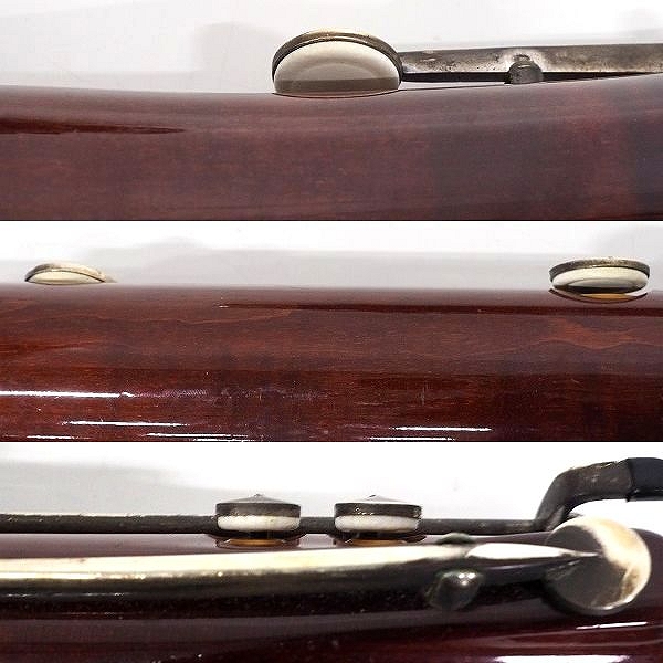 実際に弊社で買取させて頂いた★【難有り】W.Schreiber/W.シュライバー 木製 ファゴット/バスーン ボーカル2本付 ドイツ製 ハードケース付　の画像 5枚目