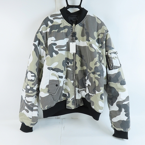 実際に弊社で買取させて頂いた【未使用】mastermind/マスターマインド フォステックス 22AW M.C.D. BOMBER JKT/リバーシブルボンバーブルゾン XL 