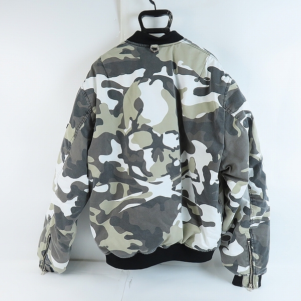 実際に弊社で買取させて頂いた【未使用】mastermind/マスターマインド フォステックス 22AW M.C.D. BOMBER JKT/リバーシブルボンバーブルゾン XL の画像 1枚目