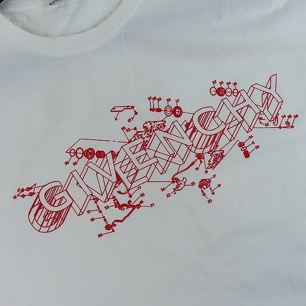 実際に弊社で買取させて頂いた【JPタグ】Givenchy/ジバンシィ Schematics Logo Tee/スケマティックスTシャツ BM710W3002/XLの画像 7枚目