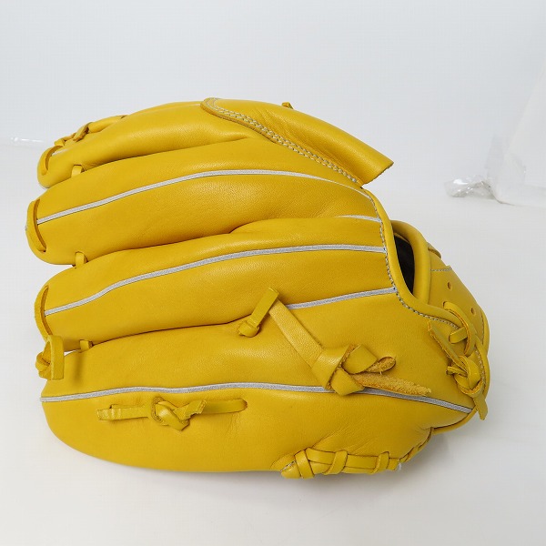 実際に弊社で買取させて頂いたHI-GOLD/ハイゴールド 己極シリーズ 軟式/右投げ 投手用 グローブ/グラブ OKG-821SPの画像 1枚目