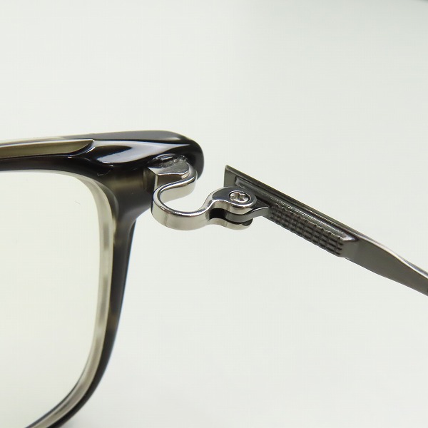 実際に弊社で買取させて頂いた999.9/フォーナインズ 逆Rヒンジ 眼鏡/メガネフレーム NPM-115の画像 5枚目