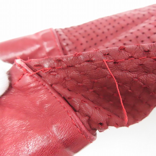 実際に弊社で買取させて頂いたISAMUKATAYAMA BACKLASH/バックラッシュ イタリーカンガルー パンチングレザージャケット 1977-01 Sの画像 6枚目