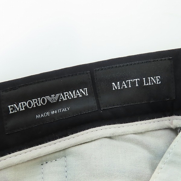 実際に弊社で買取させて頂いたEMPORIO ARMANI/エンポリオアルマーニ MATT LINE/マットライン パンツ/46の画像 2枚目