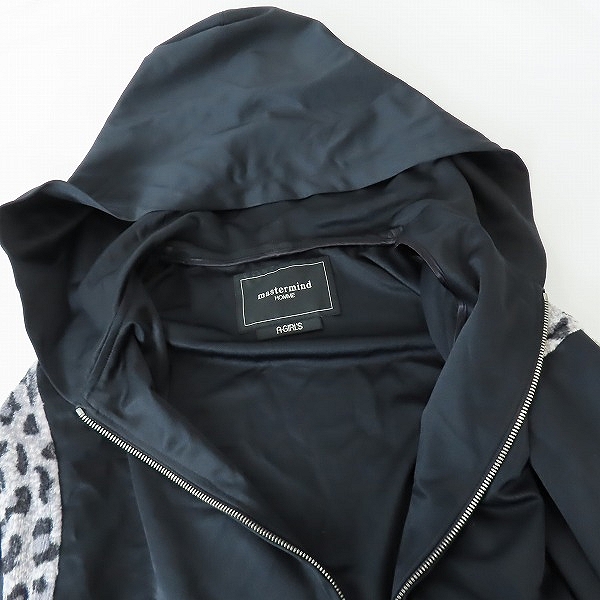 実際に弊社で買取させて頂いたmastermind HOMME ×A-GIRL'S/マスターマインド ×エイガールズ  レオパード/Dリング ジップパーカー 16SSMM-BL03-30/Lの画像 5枚目