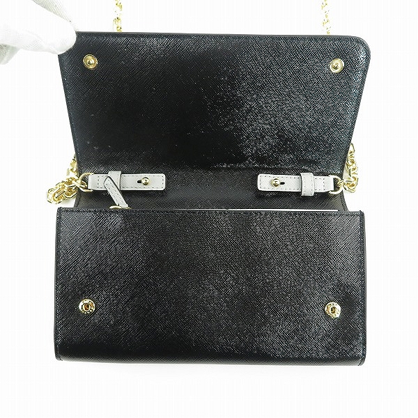 実際に弊社で買取させて頂いたMARC JACOBS/マークジェイコブス SNAPSHOT/スナップショット ウォレット オン チェーン ウォレットバッグの画像 4枚目