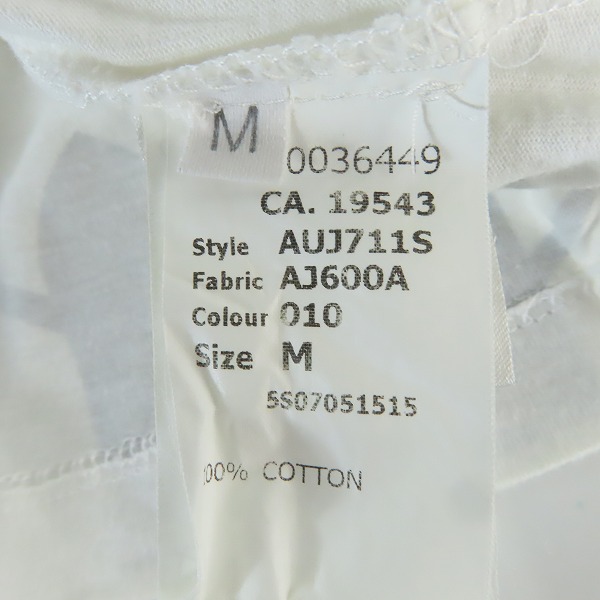 実際に弊社で買取させて頂いたJohn Galliano/ジョンガリアーノ Vネックカットソー Mの画像 3枚目