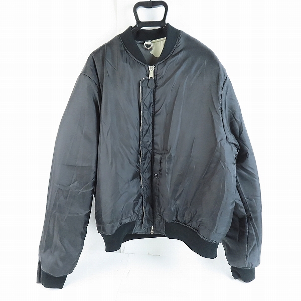 実際に弊社で買取させて頂いた【未使用】mastermind/マスターマインド フォステックス 22AW M.C.D. BOMBER JKT/リバーシブルボンバーブルゾン XL の画像 2枚目