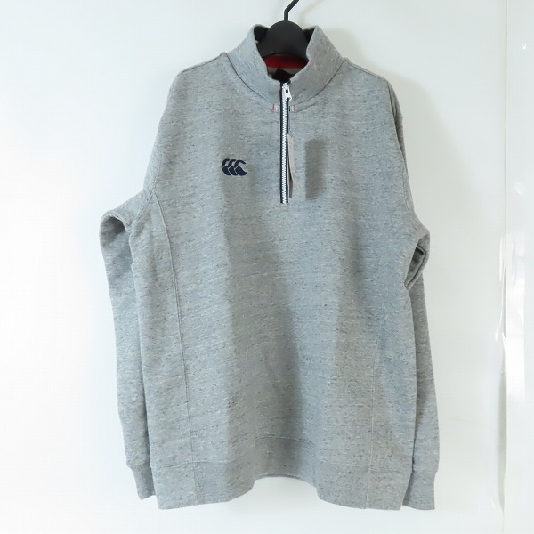 実際に弊社で買取させて頂いた【未使用】CANTERBURY/カンタベリー ハーフジップ スウェット/トレーナー RA42513/L