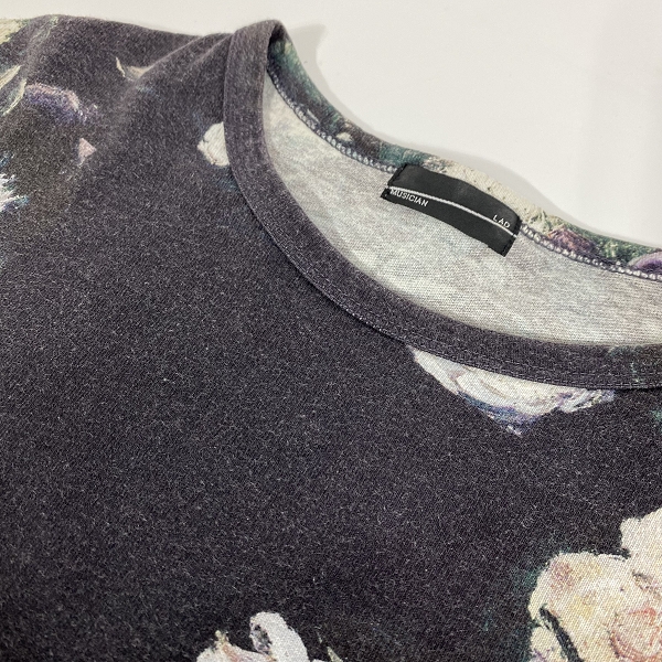 実際に弊社で買取させて頂いたLAD MUSICIAN/ラッドミュージシャン 17SS SUPER BIG T-SHIRT/フラワープリント スーパービッグTシャツ 2117-719の画像 5枚目