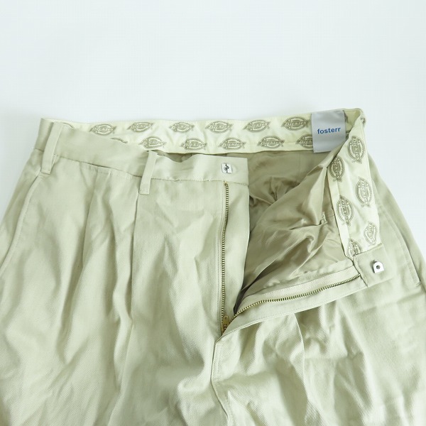 実際に弊社で買取させて頂いたDickies/ディッキーズ × fosterr/フォスター チノパンツ 213M40ED01/Lの画像 2枚目