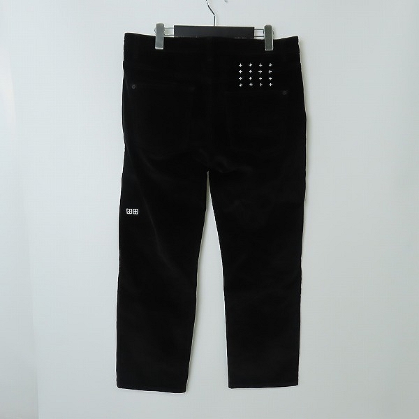 実際に弊社で買取させて頂いたKSUBI/スビ HAZLOW コーデュロイパンツ ブラック/33の画像 1枚目