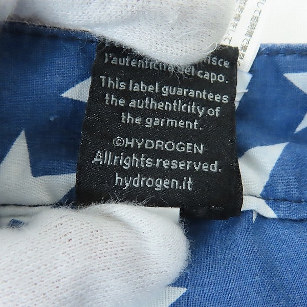 実際に弊社で買取させて頂いたHYDROGEN/ハイドロゲン 迷彩柄 裾ジップ カーゴロングパンツ 30の画像 4枚目