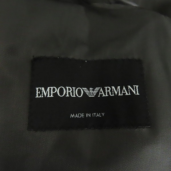 実際に弊社で買取させて頂いた【JPタグ】GIORGIO ARMANI/ジョルジオアルマーニ 切り替えウールコート Z1L700 Z1664/46の画像 3枚目