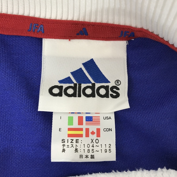 日本製 2001 adidas 日本代表 ユニフォーム アディダス サッカー日本代表 2001年ユニフォーム】adidas Lサイズ - メルカリ