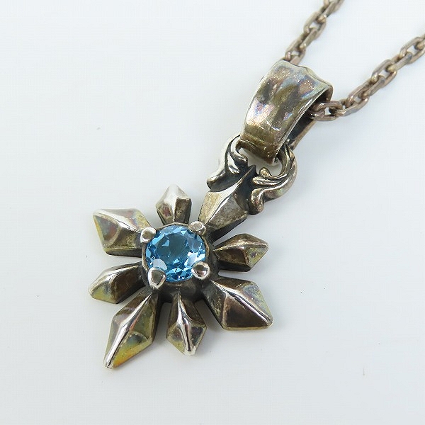 実際に弊社で買取させて頂いたBILL WALL LEATHER/BWL/ビルウォールレザー ミッドスターチャーム ペンダント w/ストーン