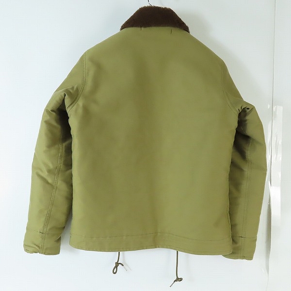 実際に弊社で買取させて頂いたTHE REAL McCOY'S/リアルマッコイズ N-1 デッキジャケット NAVY DEPARTMENT NXsx11235/38の画像 1枚目