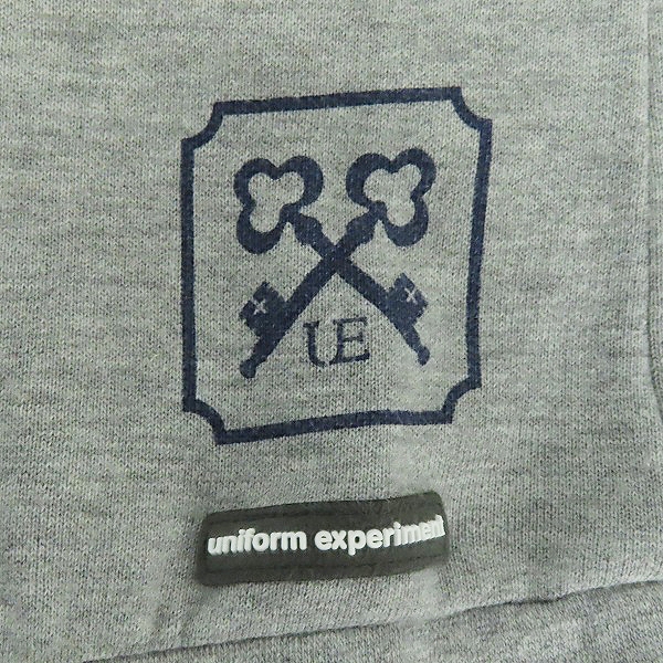 実際に弊社で買取させて頂いたuniform experiment/ユニフォームエクスペリメント スウェットドッキング 長袖シャツ UE-145021 /2の画像 4枚目