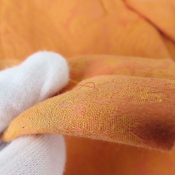 実際に弊社で買取させて頂いたYVESSAINTLAURENT/イブサンローラン チャイナシャツ 総柄 Mの画像 5枚目