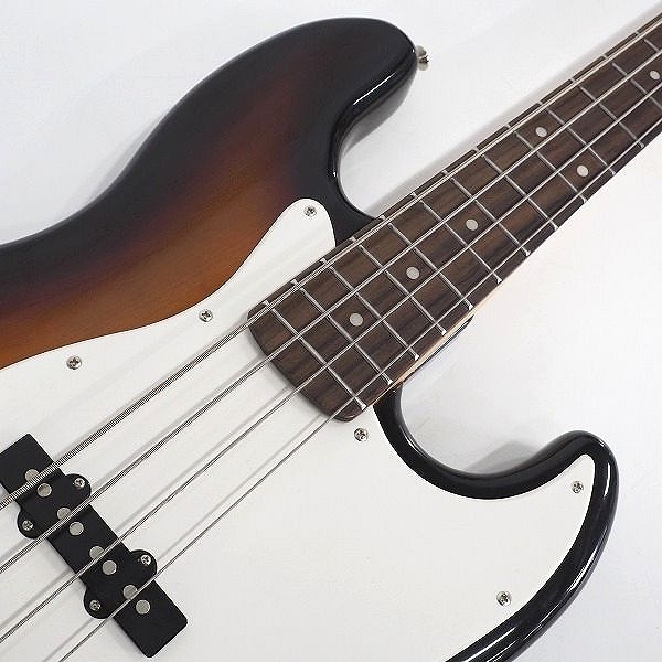 実際に弊社で買取させて頂いた★【難有り】BUSKER'S/バスカーズ BJB/3TS ジャズベース Type サンバースト 4弦エレキベース ソフトケース付の画像 4枚目