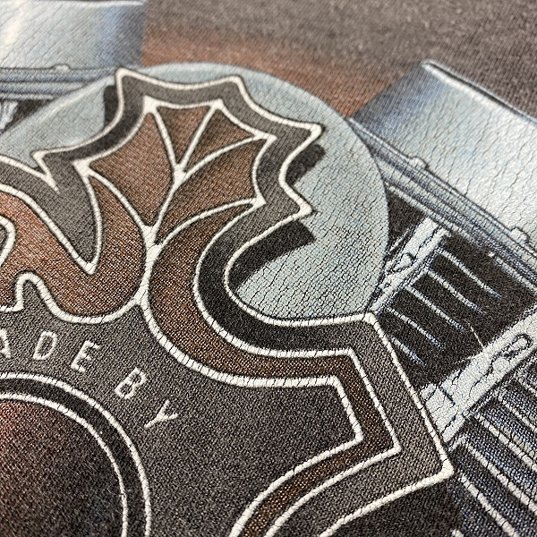 実際に弊社で買取させて頂いたHarley Davidson ハーレーダビッドソン エンジン プリント Tシャツ　Mの画像 4枚目