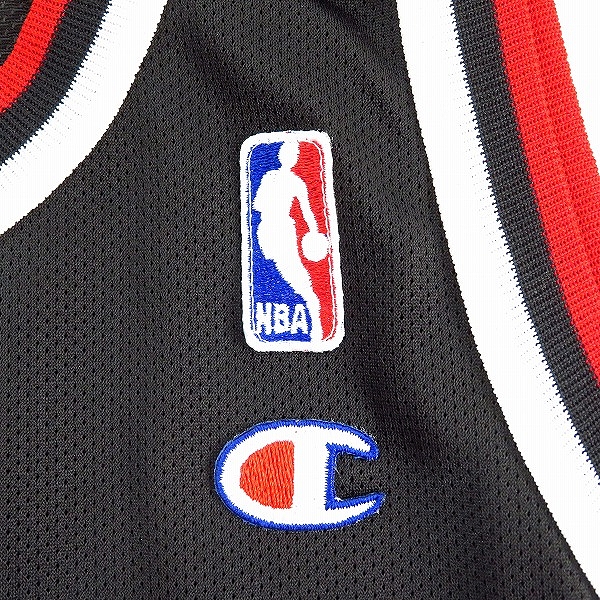 実際に弊社で買取させて頂いたCampion/チャンピオン NBA BULLS ブルズ #91 RODMAN/ロッドマン ゲームシャツ ユニフォーム 40の画像 4枚目