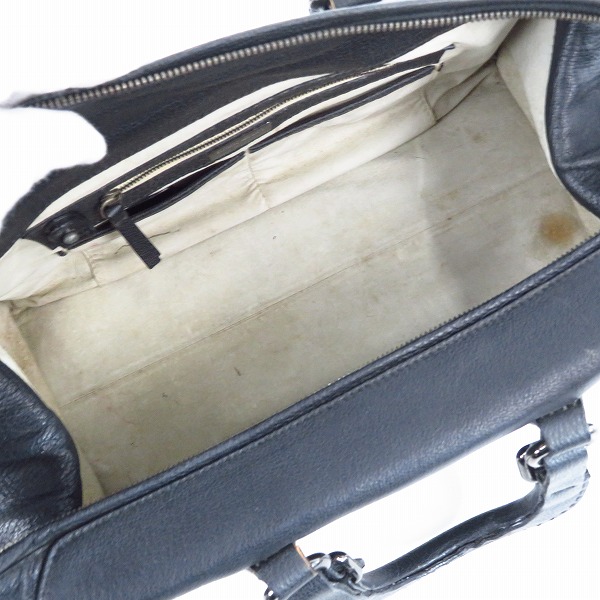 実際に弊社で買取させて頂いたGIORGIO ARMANI/ジョルジオアルマーニ レザーハンドバッグの画像 3枚目