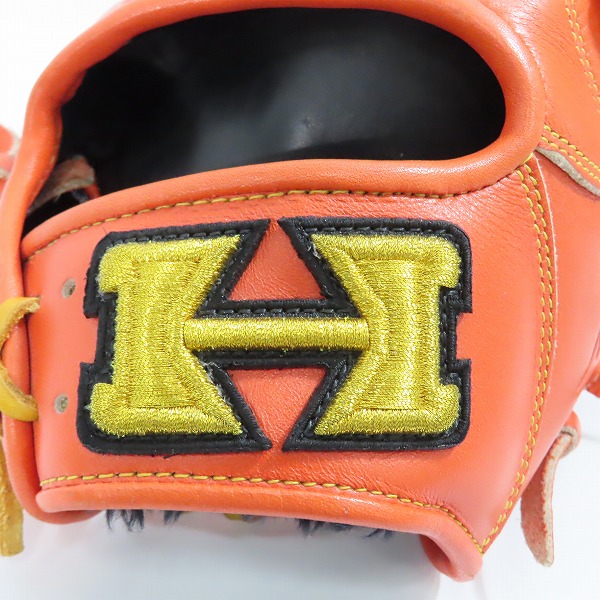 実際に弊社で買取させて頂いたHI GOLD/ハイゴールド NATURAL FLEX 己極 軟式 オールラウンダー 野球 グローブ OKG-6435の画像 5枚目