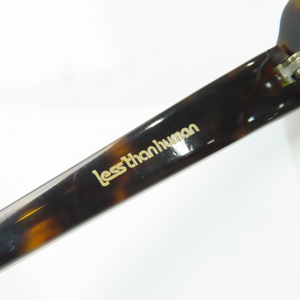 実際に弊社で買取させて頂いたless than human/レス ザン ヒューマン 日本製 GOCHU Korean special 眼鏡/メガネフレーム/アイウェア の画像 7枚目