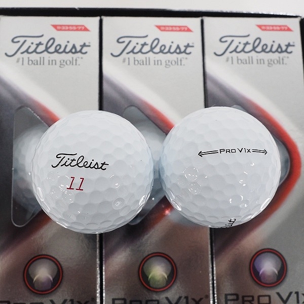 実際に弊社で買取させて頂いた【未使用】Titleist/タイトリスト PRO V1x ゴルフボール ホワイト 1ダースの画像 1枚目