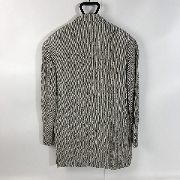 実際に弊社で買取させて頂いたEMPORIO ARMANI/エンポリオアルマーニ ストライプ柄 2B テーラードジャケット/46の画像 1枚目