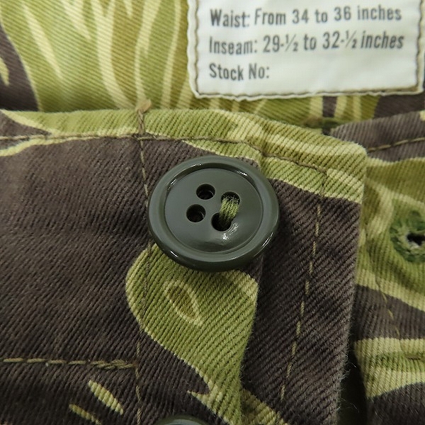 実際に弊社で買取させて頂いたTHE REAL McCOY'S/ザ リアルマッコイズ 迷彩/カモフラ ミリタリーパンツ /34-36の画像 7枚目