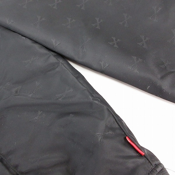 実際に弊社で買取させて頂いたWTAPS/ダブルタップス 16AW TEAM JACKET クロスボーン 総柄 フライトジャケット 162GWDT-JKM01S/Lの画像 9枚目