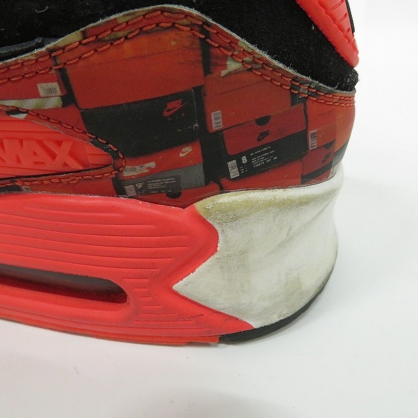 実際に弊社で買取させて頂いたNIKE×atmos/ナイキ×アトモス AIR MAX 90 PRNT "WE LOVE NIKE"/エアマックス90 プリント AQ0926-001/28.5の画像 8枚目