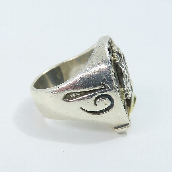 実際に弊社で買取させて頂いたBWL×MARK MAHONY/ビルウォールレザー×マークマホーニー ゴールドサダー ホースシューリング 20号の画像 3枚目