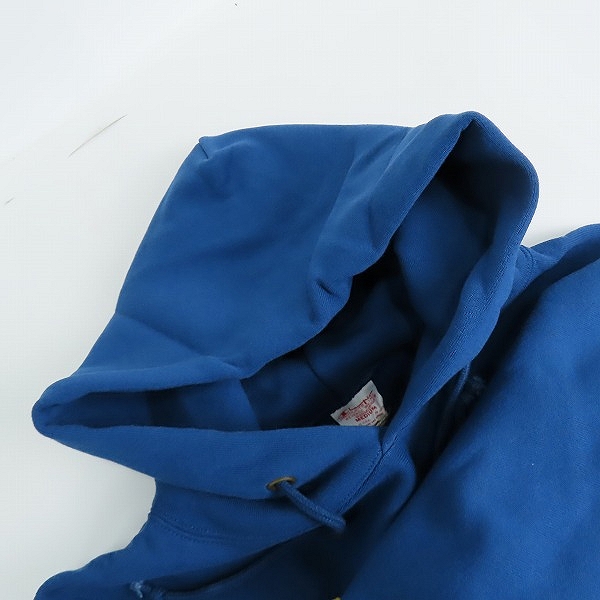 実際に弊社で買取させて頂いた【未使用】Champion/チャンピオン REVERSE WEAVE パーカー C5-E101 インクブルー Mの画像 4枚目