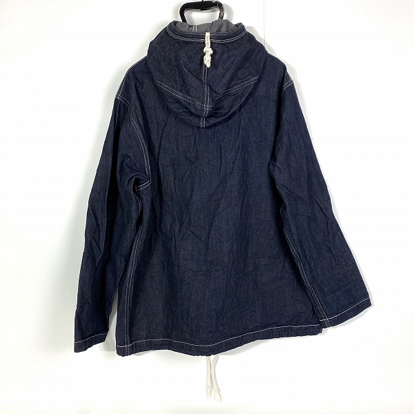 実際に弊社で買取させて頂いたTHE REAL McCOYS/リアルマッコイズ デニム フーデッド プルオーバー/Lの画像 1枚目