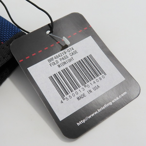 実際に弊社で買取させて頂いた【未使用】BRIEFING/ブリーフィング カードケース/パスケース BRF484219-074の画像 4枚目