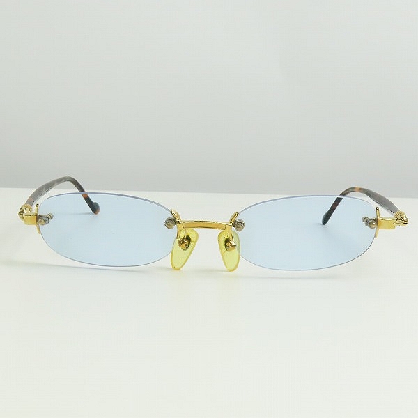 実際に弊社で買取させて頂いたALFRED DUNHILL/アルフレッド ダンヒル 度なし サングラス/アイウェア リムレスフレーム の画像 1枚目