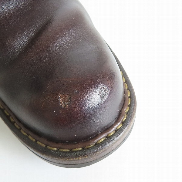 実際に弊社で買取させて頂いたWHITES BOOTS/ホワイツブーツ レース アップブーツ ダークブラウン 8.5Dの画像 7枚目