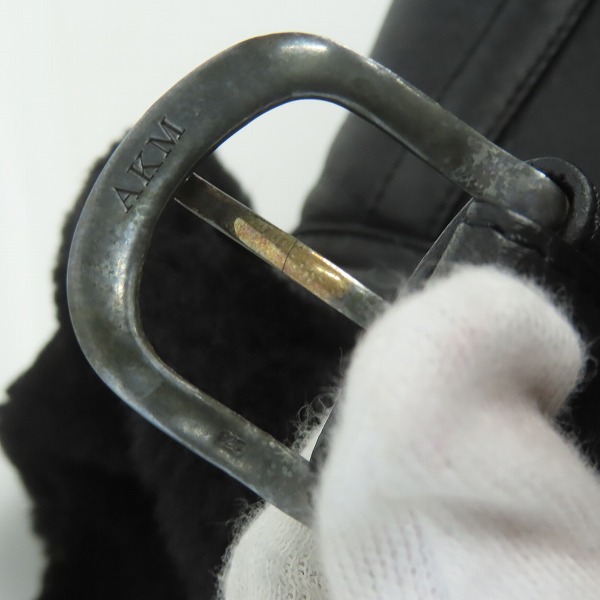 実際に弊社で買取させて頂いたAKM/エーケーエム  B-3 spanish mouton/RIBA lamb/ムートン レザー ジャケット B002/Mの画像 7枚目