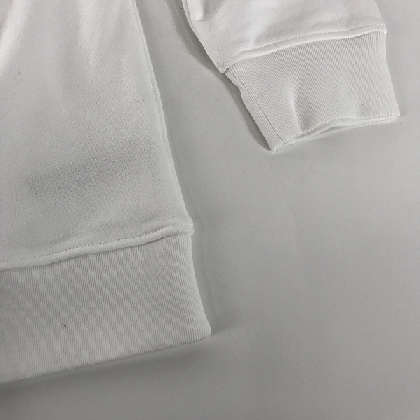 実際に弊社で買取させて頂いた【未使用】BURBERRY/バーバリー 23AW Bianco トーマスベアシグネチャー柄 クルーネックスウェット 8069197/14Yの画像 9枚目