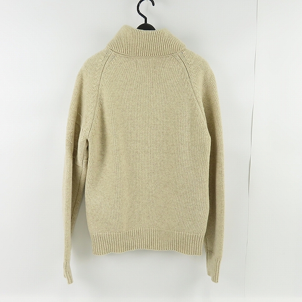 実際に弊社で買取させて頂いたM/エム THANK YOU FRIENDS カシミア混ウールジップアップニット Mの画像 1枚目